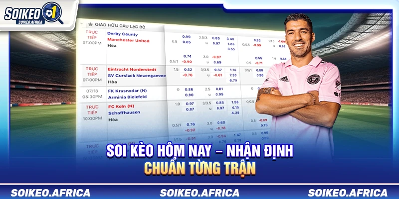 Soi Kèo Hôm Nay – Nhận Định Chuẩn Từng Trận