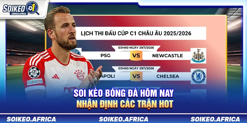 2. Soi Kèo Bóng Đá Hôm Nay – Nhận Định Các Trận Hot