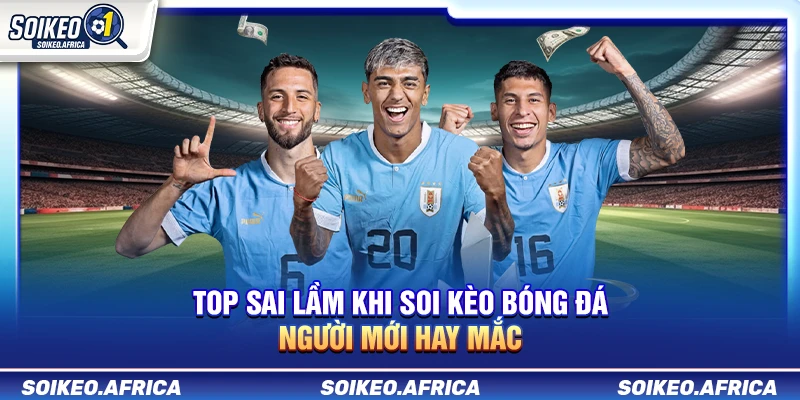 Top Sai Lầm Khi Soi Kèo Bóng Đá Người Mới Hay Mắc