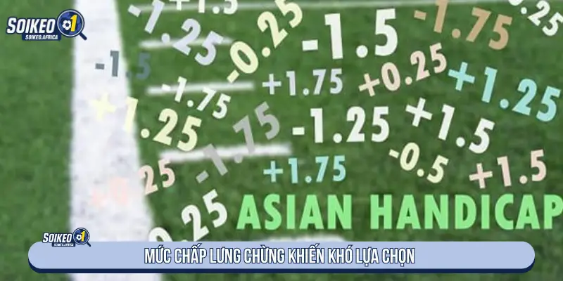 Mức chấp lưng chừng khiến khó lựa chọn