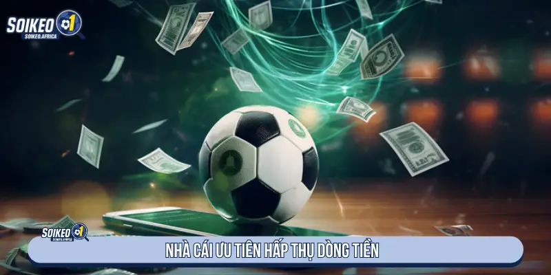 Nhà cái ưu tiên hấp thụ dòng tiền 